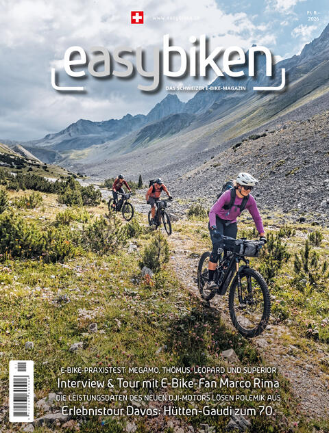 Aktuelle Ausgabe des Magazins easybiken