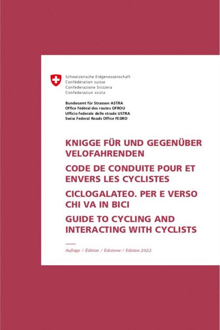 Knigge für und gegenüber Velofahrenden