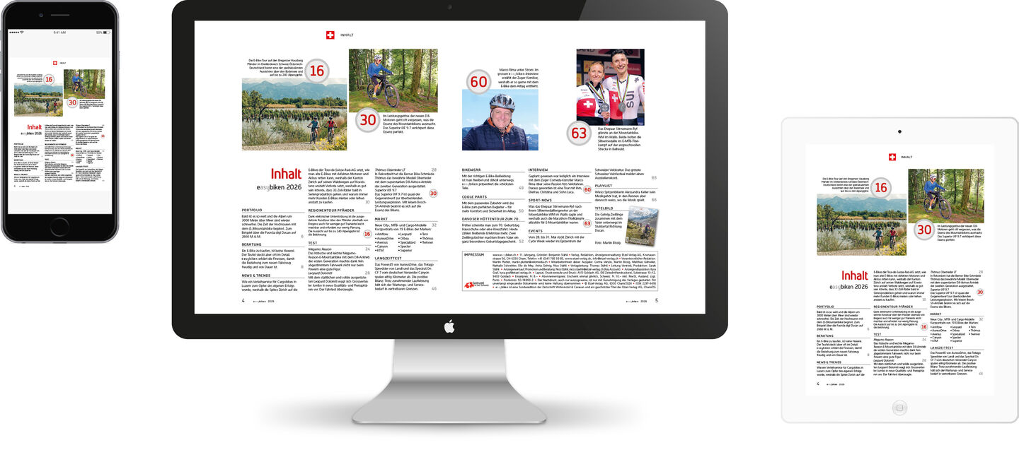 Lesen Sie Easybiken digital auf dem Computer, Tablett oder Smartphone!